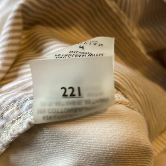 Peruvian Connection‎ Maya Cropped Trousers Women’s Size 6 Pants White Sand - Picture 9 of 9